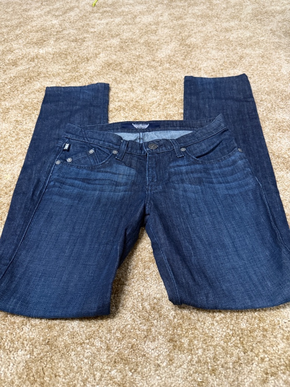 Rock & Republic Dark Indigo Straight-Leg Women's Jeans